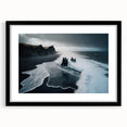 Stormy Black Sand Beach – Fine Art Ocean Photography