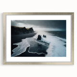 Stormy Black Sand Beach – Fine Art Ocean Photography