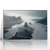 Stormy Black Sand Beach – Fine Art Ocean Photography