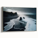 Stormy Black Sand Beach – Fine Art Ocean Photography