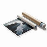 Stormy Black Sand Beach – Fine Art Ocean Photography