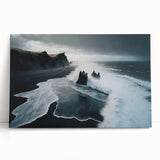 Stormy Black Sand Beach – Fine Art Ocean Photography