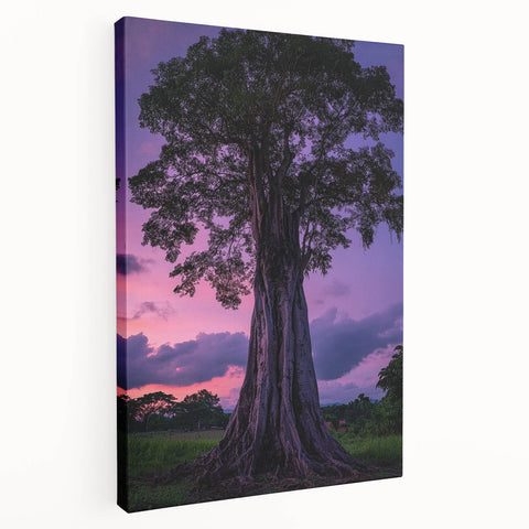 Majestic Twilight Tree – Scenic Forest & Landscape Art Prints