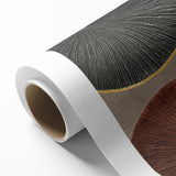 Abstract Art for Sale - Teal and Brown Geometric Canvas Print