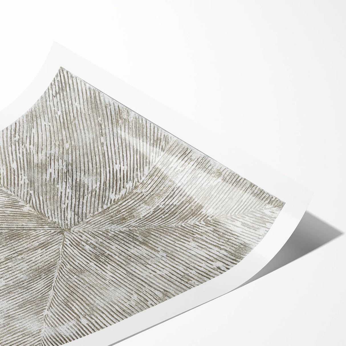 Minimalist Textured Art Pieces – Beige and Gray Radial Line Design