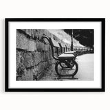 Contemporary Urban Scenery Prints – Vintage Park Bench Art