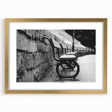 Contemporary Urban Scenery Prints – Vintage Park Bench Art
