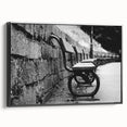 Contemporary Urban Scenery Prints – Vintage Park Bench Art