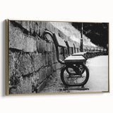 Contemporary Urban Scenery Prints – Vintage Park Bench Art