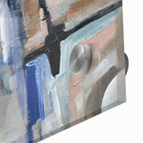 Urban Geometry Flow – Contemporary Abstract Art Pieces in Cool Tones