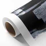 Earthen Harmony Abstracts – Black and White Modern Minimalist Art Print