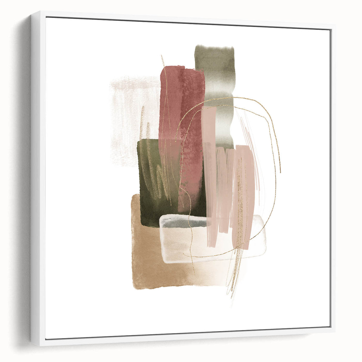 Modern Geometric Wall Decor – Minimalist Abstract Canvas Prints