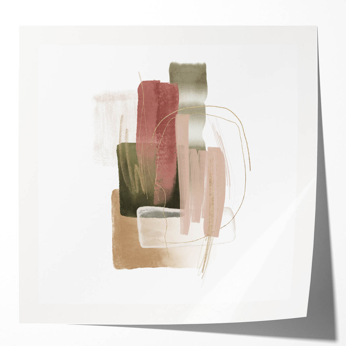 Modern Geometric Wall Decor – Minimalist Abstract Canvas Prints