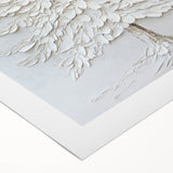 Minimalist White Tree – Textured Botanical & Nature Art Prints