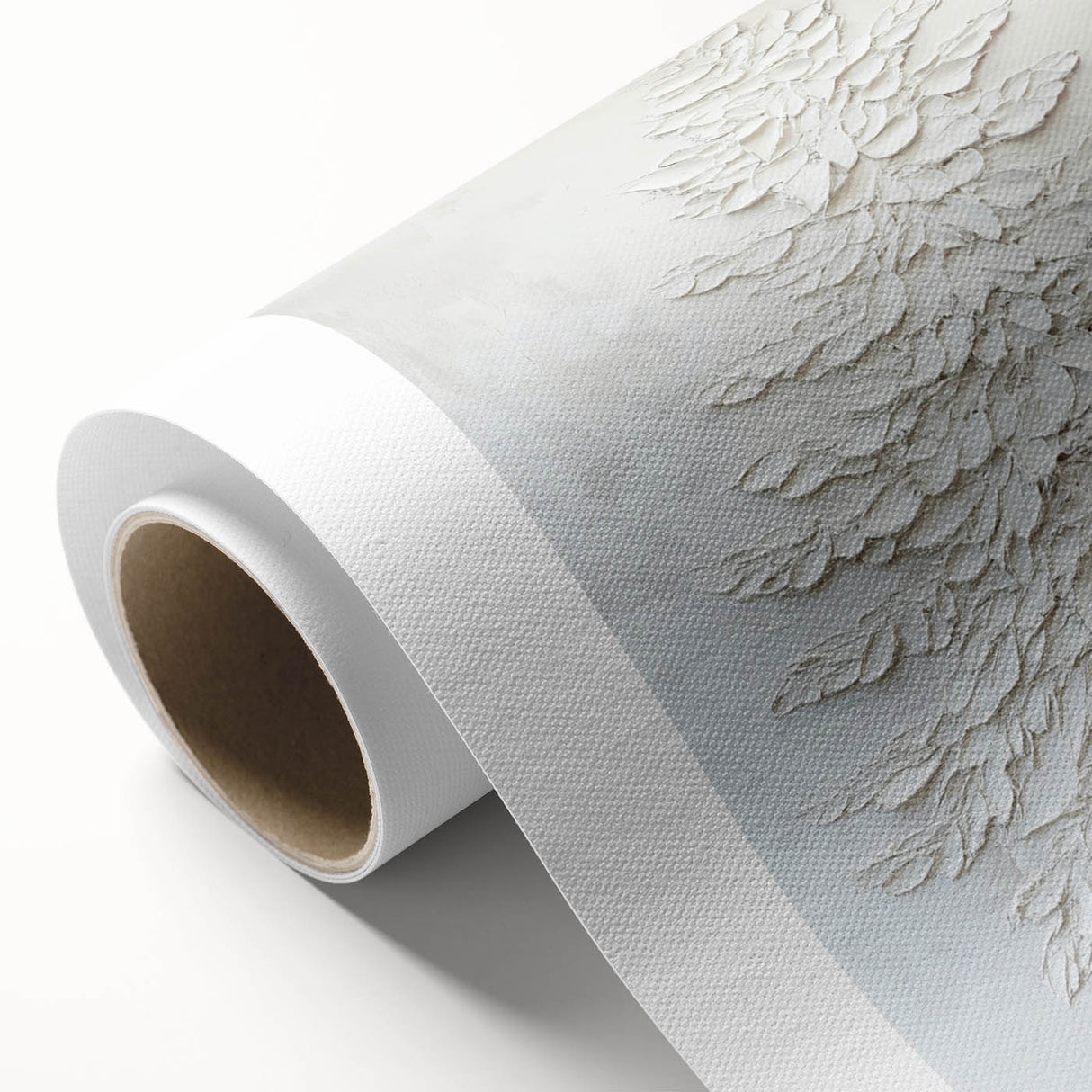 Minimalist White Tree – Textured Botanical & Nature Art Prints