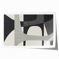 Minimalist Wall Decor - Black and Gray Geometric Print