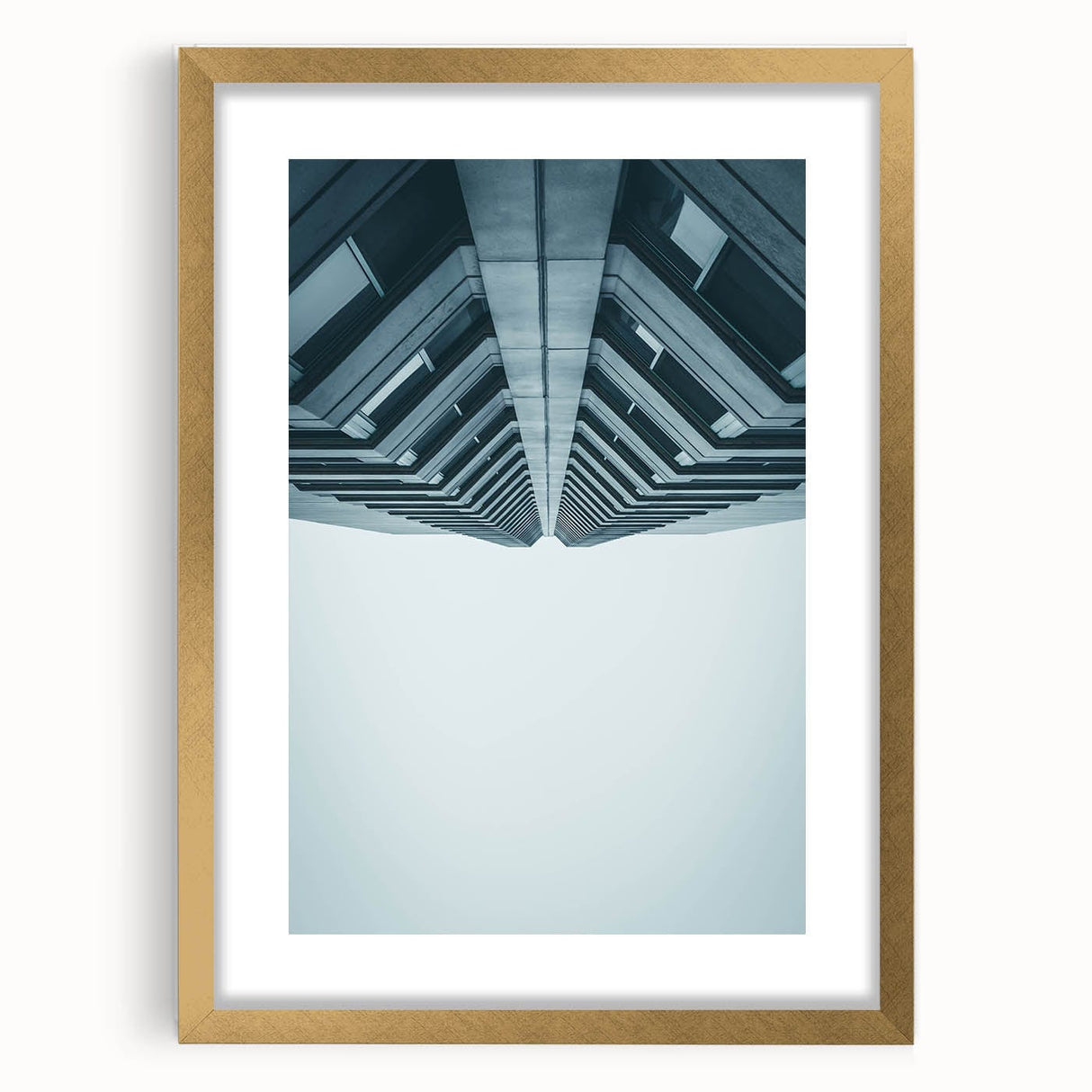 Metropolitan Photography Art – Futuristic Skyscraper Perspective