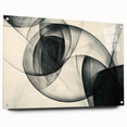 Modern Bold Abstract Wall Art – High-Contrast Monochrome Motion