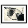 Modern Bold Abstract Wall Art – High-Contrast Monochrome Motion