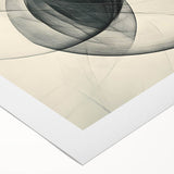 Modern Bold Abstract Wall Art – High-Contrast Monochrome Motion