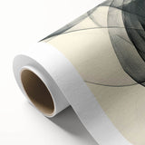 Modern Bold Abstract Wall Art – High-Contrast Monochrome Motion