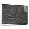 Earthen Harmony Abstracts - Minimalist Black & White Abstract Wall Art