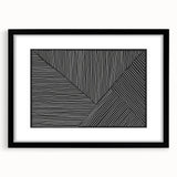 Earthen Harmony Abstracts - Minimalist Black & White Abstract Wall Art