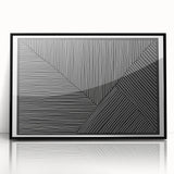 Earthen Harmony Abstracts - Minimalist Black & White Abstract Wall Art