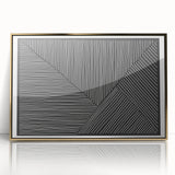 Earthen Harmony Abstracts - Minimalist Black & White Abstract Wall Art