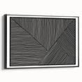 Earthen Harmony Abstracts - Minimalist Black & White Abstract Wall Art