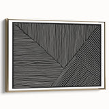 Earthen Harmony Abstracts - Minimalist Black & White Abstract Wall Art