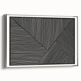 Earthen Harmony Abstracts - Minimalist Black & White Abstract Wall Art