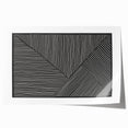 Earthen Harmony Abstracts - Minimalist Black & White Abstract Wall Art