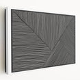 Earthen Harmony Abstracts - Minimalist Black & White Abstract Wall Art