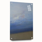 Modern Art Prints – Soft Blue & White Abstract Canvas Wall Art