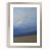 Modern Art Prints – Soft Blue & White Abstract Canvas Wall Art