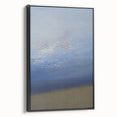 Modern Art Prints – Soft Blue & White Abstract Canvas Wall Art