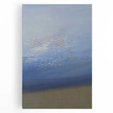 Modern Art Prints – Soft Blue & White Abstract Canvas Wall Art