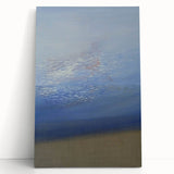 Modern Art Prints – Soft Blue & White Abstract Canvas Wall Art