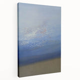 Modern Art Prints – Soft Blue & White Abstract Canvas Wall Art