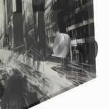 Urban Scenery Wall Art – Modern Cityscape Architecture Print