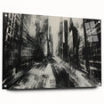 Urban Scenery Wall Art – Modern Cityscape Architecture Print