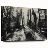 Urban Scenery Wall Art – Modern Cityscape Architecture Print
