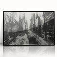 Urban Scenery Wall Art – Modern Cityscape Architecture Print
