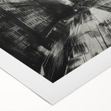 Urban Scenery Wall Art – Modern Cityscape Architecture Print