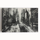 Urban Scenery Wall Art – Modern Cityscape Architecture Print
