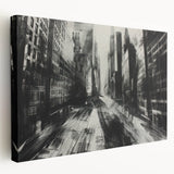 Urban Scenery Wall Art – Modern Cityscape Architecture Print