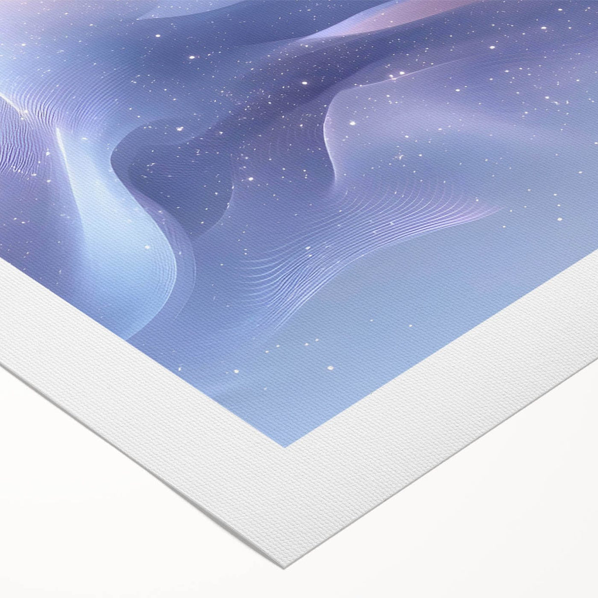 Modern Fluid Art Prints – Celestial Blue, Lilac & Peach Wall Decor