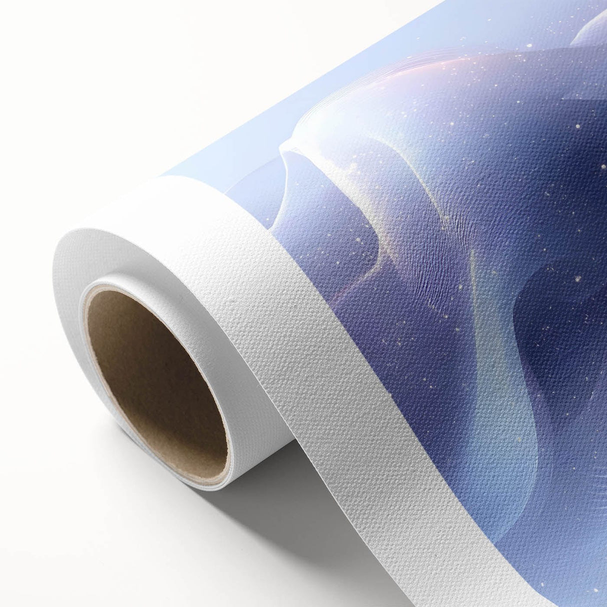 Modern Fluid Art Prints – Celestial Blue, Lilac & Peach Wall Decor