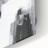 Earthen Harmony Abstracts – Black, White & Gray Modern Wall Art Print